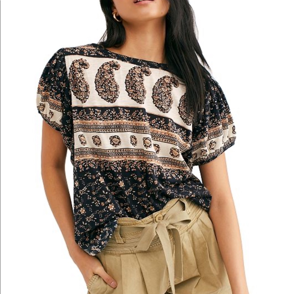 Free People Puff sleeve top